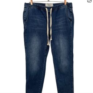 ONE TEASPOON Shabbies Relaxed Drawstring Boyfriend Jeans Size Medium